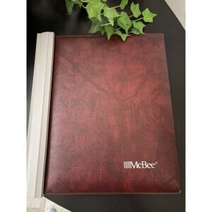 Vintage McBee Padded Folding Bookkeeper Quality Design Model 9000